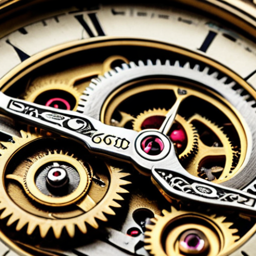 Home 13 **
A close-up of an antique watch, highlighting its intricate details, like the gears and markings on the dial. Focus on showcasing the craftsmanship and materials such as gold or silver, suggesting authenticity and age. The style should be vintage, perhaps with a slightly faded or sepia tone to enhance the "old" feel.
**